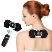INSMART TENS Unit Muscle Stimulator, Wireless TENS Pain Relief, Portable Electro Pulse Impulse Mini Massager Machine for Lower Back and Neck Pain (With Heating Function)