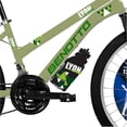 thumbnail image 2 of Bicicleta Benotto Lyon tipo Montaña Rodada 24 18 Velocidades Verde / Negro Frenos "V" Cuerpo de Acero, 2 of 4