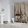 thumbnail image 3 of Rustic Shower Curtain Wooden Barn Door Vintage Farmhouse Old Wood Board Countryside Life Home Bathroom Décor Waterproof Fabric 72x72 Inch Plastic Hooks 12PCS, 3 of 6