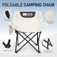 thumbnail image 3 of Silla de Camping, silla portátil, silla de playa, silla plegable, silla compacta para mochilero, silla para senderismo, silla de exterior para acampar, 3 of 7