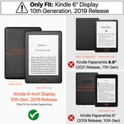 Case for Kindle 10th Generation - Slim & Light Smart Cover Case with Auto Sleep & Wake for Amazon Kindle E-reader 6 Display, 10th Generation 2019 Release (Marble White)
