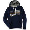 thumbnail image 1 of Aeropostale Mens 1987 New York Sudadera con capucha, azul, grande Aeropostale Sudadera, 1 of 2