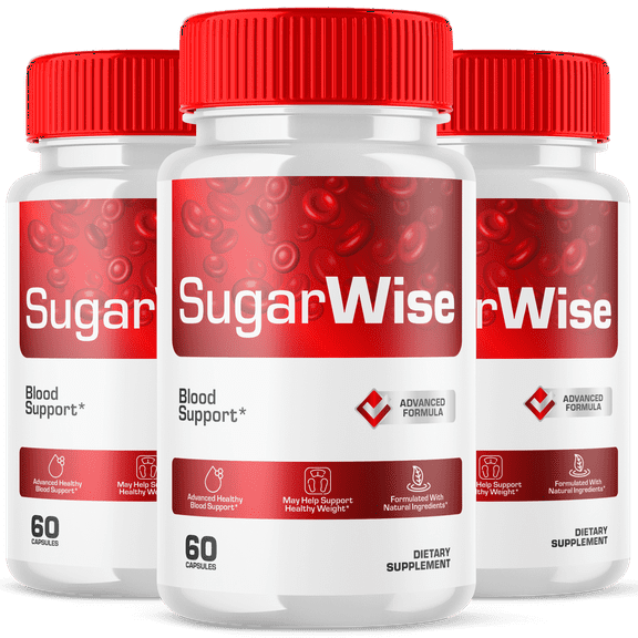 SugarWise Blood Support Pills Advanced Formula Vitamin Supplement Sugar Wise 180 Capsules