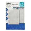 Pen+Gear 9" x 12" Catalog Envelopes, White, Security, Peel and Stick Closure, 25 Pack