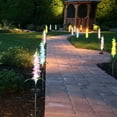 thumbnail image 6 of Harpi Solar Lights Outdoor Clearance, Solar Garden Lights Decor, Solar Decorative Violet Flowers Lights Waterproof LED Solar Powered Landscape Lights Outside Decor for Patio Yard Garden, 6 of 8