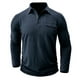 thumbnail image 2 of Blusas y camisas de manga larga con cuello redondo para hombre, cuello redondo, botones, boca plana, deportivas para hombre, blusas y camisas de manga larga con cuello redondo para hombre, 2 of 7