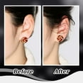 thumbnail image 5 of 1 Set 1 Box 30Pcs Flat Round Earring Backs Silicone Ear Nuts Clutch Earring Backs with Pad for Earring (12mm/0.47in), 5 of 9