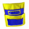 thumbnail image 4 of Oxford Cloth Chairback Organizer and Label Slot for Classroom Daycare Yellow Blue, 4 of 8