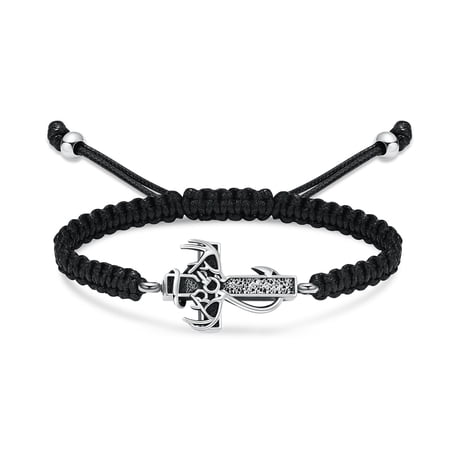 Fishhook Cremation Bracelet for Human Pets Ashes Deer Antler Cross Cremation Manmade Braided Urn Bangle Keepsake Adjustable Memorial Ash Jewelry for Men Women