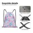 thumbnail image 4 of Xecao Tie Dye Pattern Sports Drawstring Backpack - String Swim Gym Bag with Wet Proof Pocket for Women&Men-Medium, 4 of 6