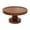 Z-Brown1, variant on Scallop Acacia Wood Cake Stand, Retro Wooden Cake Stand, Scallop Design Wooden Cake Storage Tray, Durable Elegant High Footed Cake Stand Tray for Celebrations and Daily Use, 1Pc(Brown1,6.9x6.9x3.5")