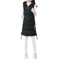 thumbnail image 1 of Jumpingount Chaleco suelto con capucha para invierno y otoño, abrigo a prueba de viento para mantener el calor con bolsillos, accesorio de vestir de moda Abrigos y chamarras Negro SG Jumpingount AP013324-04, 1 of 6