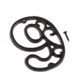 thumbnail image 3 of AMLESO Iron Address Letters House Letter - Heavy Duty Metal House Numbers and Letters, number 9, 3 of 8