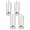 thumbnail image 4 of 4Pcs Table Feet M10 Alloy Metal Furniture Legs for Beds Coffee Tables Couch Argent 25cm, 4 of 7