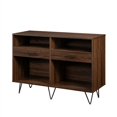thumbnail image 2 of Console d'Entrée en Bois à 2 Tiroirs - Noyer Foncé, 2 of 7