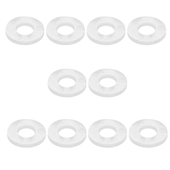 10Pcs 8mm x 18mm x 2mm Oil Sealing O-Rings Washer Gasket Clear