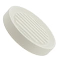 thumbnail image 3 of EXHUMKY White Round Plant Pot Saucer with Hidden Wheels for Garden Mobility and Water Storage, 3 of 6