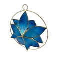 thumbnail image 6 of Pinnacle Peak Trading Blue Capiz Flower Christmas Ornament 4 Inch, 6 of 7