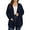 06-Navy, variant on Daystry Women's Plus Size Open Front Casual Long Sleeve Lightweight Drape Cardigans Soft with Pockets