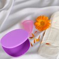 thumbnail image 3 of GOOHOCHY 2 uds estuche protector menstrual para caja de embalaje de copa menstrual contenedor de silicona copa de período portatil portátil para copas menstruales de viaje, 3 of 8