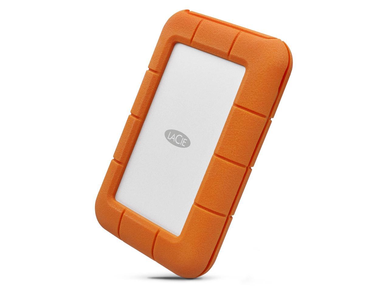 LaCie Rugged Secure USB-C 2TB All-Terrain Encrypted Portable Hard Drive Model STFR2000403 - image 3 of 14