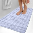 thumbnail image 1 of Fiudx Alfombrilla de Baño de Agarre Suave, Extra Larga, de Pvc Resistente, Apta para Niños Mayores, Lavable a Máquina, Ideal para Decorar El Baño., 1 of 7
