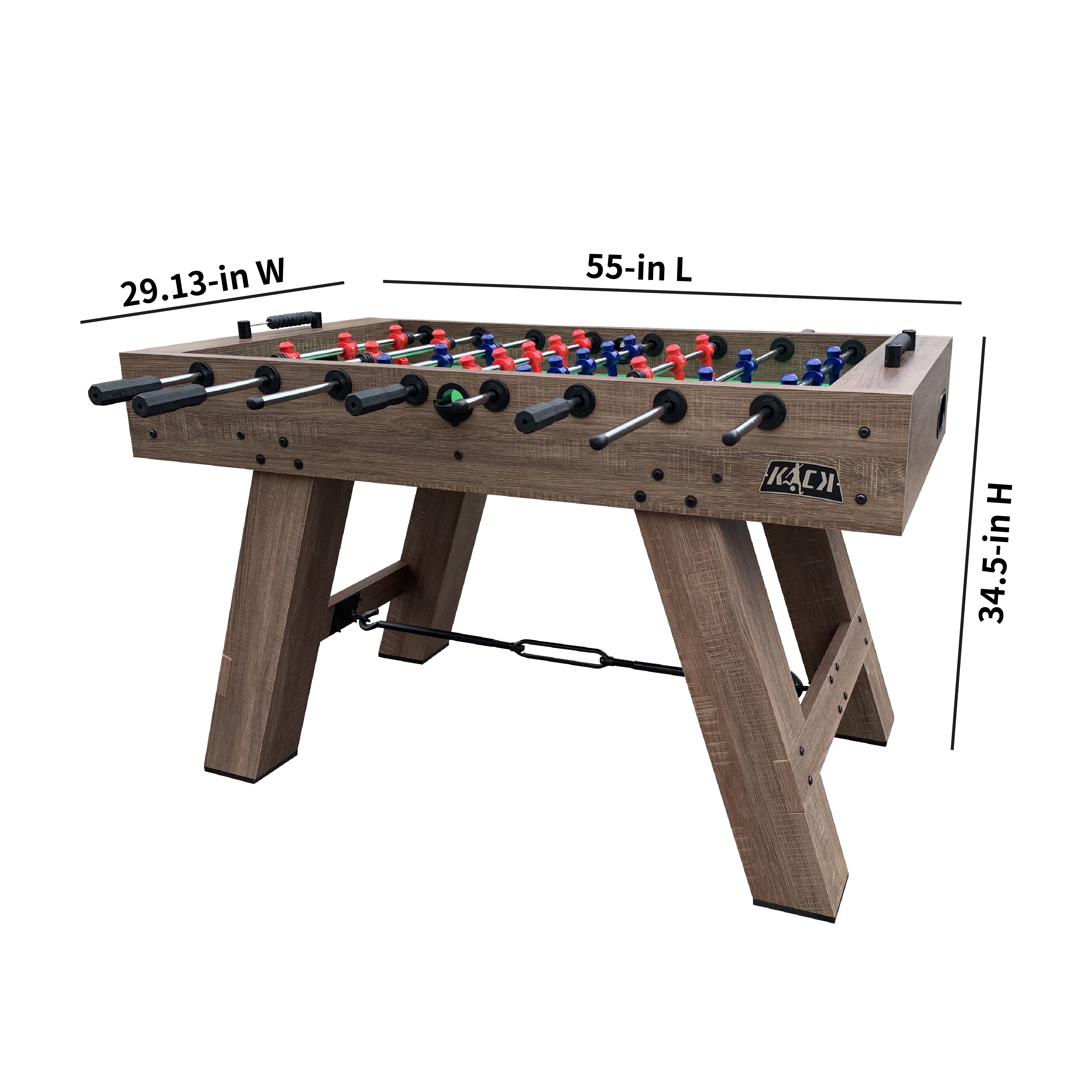 KICK Cavalier 55 Foosball Table (Brown)