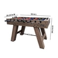thumbnail image 4 of KICK Cavalier 55 Foosball Table (Brown), 4 of 8