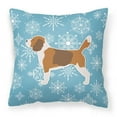 thumbnail image 1 of Carolines Treasures BB3510PW1414 Coussin Décoratif en Tissu de Flocon de Neige, 1 of 4