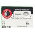 thumbnail image 2 of Hillman  Stainless Steel  14 in. Countersunk Finish Washer  100 pk, 2 of 2