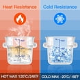 thumbnail image 3 of Food Storage Containers with Lid, Square Clear Commercial Storage Containers with Handle and Scale for Food Storage in Home Kitchen & Dining, 3 of 8