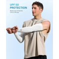 thumbnail image 3 of 2025 Latest Model Anti-UV Armbands for Men and Women Cycling Driving Golf Running 3 Pairs_, 3 of 4