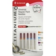 thumbnail image 1 of Singer Titanium Universal Regular Point Machine Needles-Sizes 11/80 (4), 14/90 (4) & 16/100 (2) - 04808, 1 of 2