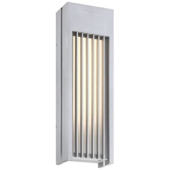 George Kovacs Midrise 22 1/4" High Sand Silver LED Outdoor Wall Sconce
