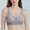 Gray, variant on Wireless Bra for Women, Full Coverage Supportive Bra Seamless Push Up Breathable Bra Bust Shaping Wirefree Bra Criss Cross Back Seamless Push Up Daily Beach Wear, Purple XL