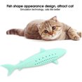 thumbnail image 4 of 1 cepillo de dientes de silicona con forma de pez y gato, simulación de menta, juguete interactivo con forma de pez, herramienta de limpieza para moler dientes de gato (verde) Sailing Electrónica, 4 of 4