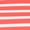 RED, variant on Women's Striped Long Sleeve Crop Top