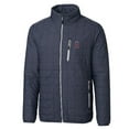 thumbnail image 2 of Men's Cutter & Buck Heathered Navy Los Angeles Angels Big & Tall Rainier Full-Zip Puffer Jacket, 2 of 3