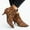 Yellow, variant on Babysbule Womens Shoes Clearance, Women Shoes Leopard Snake Print Ankle Boots Fine Heels Mid Heel Pointed Side Zip