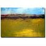 Trademark Fine Art "Abstract Landscape: The Highways Series" Canvas Art by Michelle Calkins