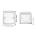 HAMPPLIES 2Pcs Clear Outdoor Waterproof Electrical Outlet Covers ...
