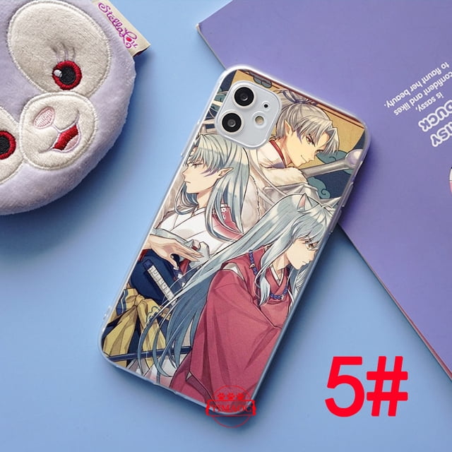 Huawei Y6 2018 Y6P Y7 2019 Y7A Y9 Prime 2019 Nova 2i 3i 5t TPU Funda Blanda Transparente 33GBY inuyasha Y kagome Hija