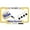 gold, variant on [Officially Licensed Product] - U.S. Navy Silent Service - Domed Custom-Made Personalized Narrow (Thin) Top 4 Hole Metal Car License Plate Frame with Free caps - Black (Quantity: 1 Frame)