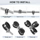 thumbnail image 4 of Uxcell 12 paquetes de abrazaderas de cable 36 mm acero inoxidable 304 goma forma R para tubo, 4 of 7