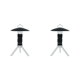 thumbnail image 1 of LED Emergencia USB Con Soporte Lámpara Césped para Equipos Exterior (negro) 2 Unidades, 1 of 8