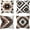 Geometric a, variant on Red and White Buffalo Check Plaid Throw Pillow Covers Farmhouse Decorative Throw Pillow Case Indoor Outdoor Cushion Cover Pillowcase for Sofa 16 x 16 Inch Set of 4