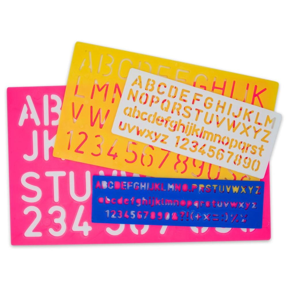 Drafting Supplies Stencils Letters And Numbers Drawing Tools Template Letters Art Stencils Tracing Letters And Numbers