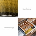 thumbnail image 6 of Placemats 1 Pack, Yellow Geometric Woven Placemat, Linen Place Mats for Kitchen/Dining Tables, Modern Abstract Art Ombre Washable Table Mats for Party, 6 of 8