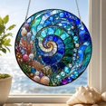 thumbnail image 2 of Rainbow Acrylic Suncatcher, Spiral Window Hanging Decor with Metal Frame for Home, Art Lovers Gift for Christmas and Birthday, 2 of 7