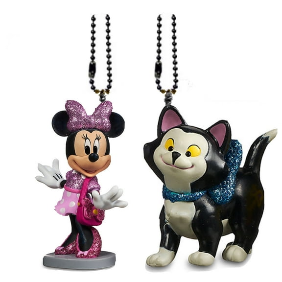 Happy Helper & Figaro Cat Keychain Dangler Charm Pet Ornament 3” Figure